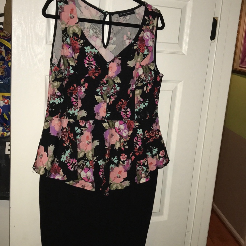 Plus size Floral dress